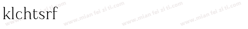 kulachat serif字体转换